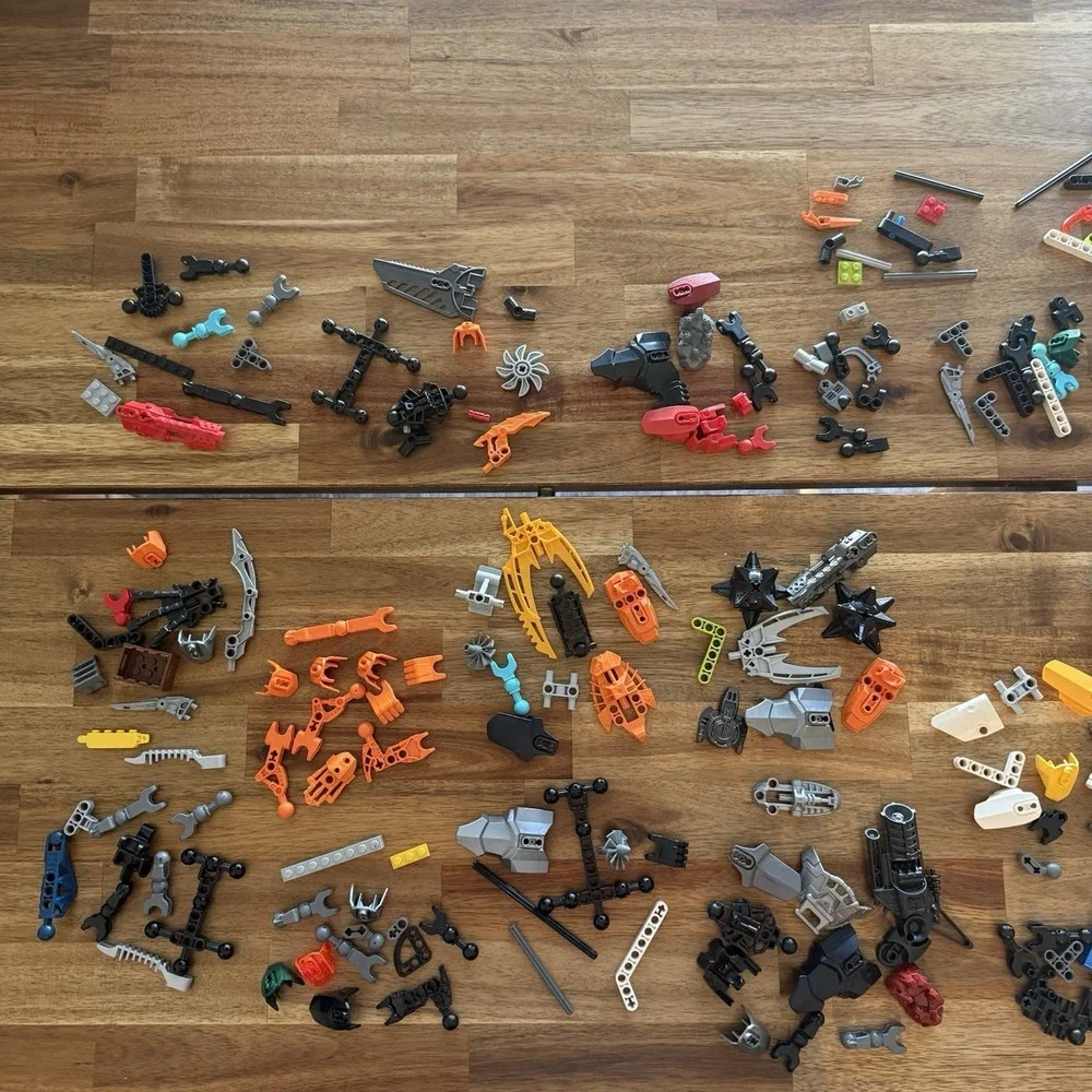 LEGO BIONICLE Hero Factory Bulk Lot of 200 Parts Pieces 1 LB SEE PICTURES AS IS!